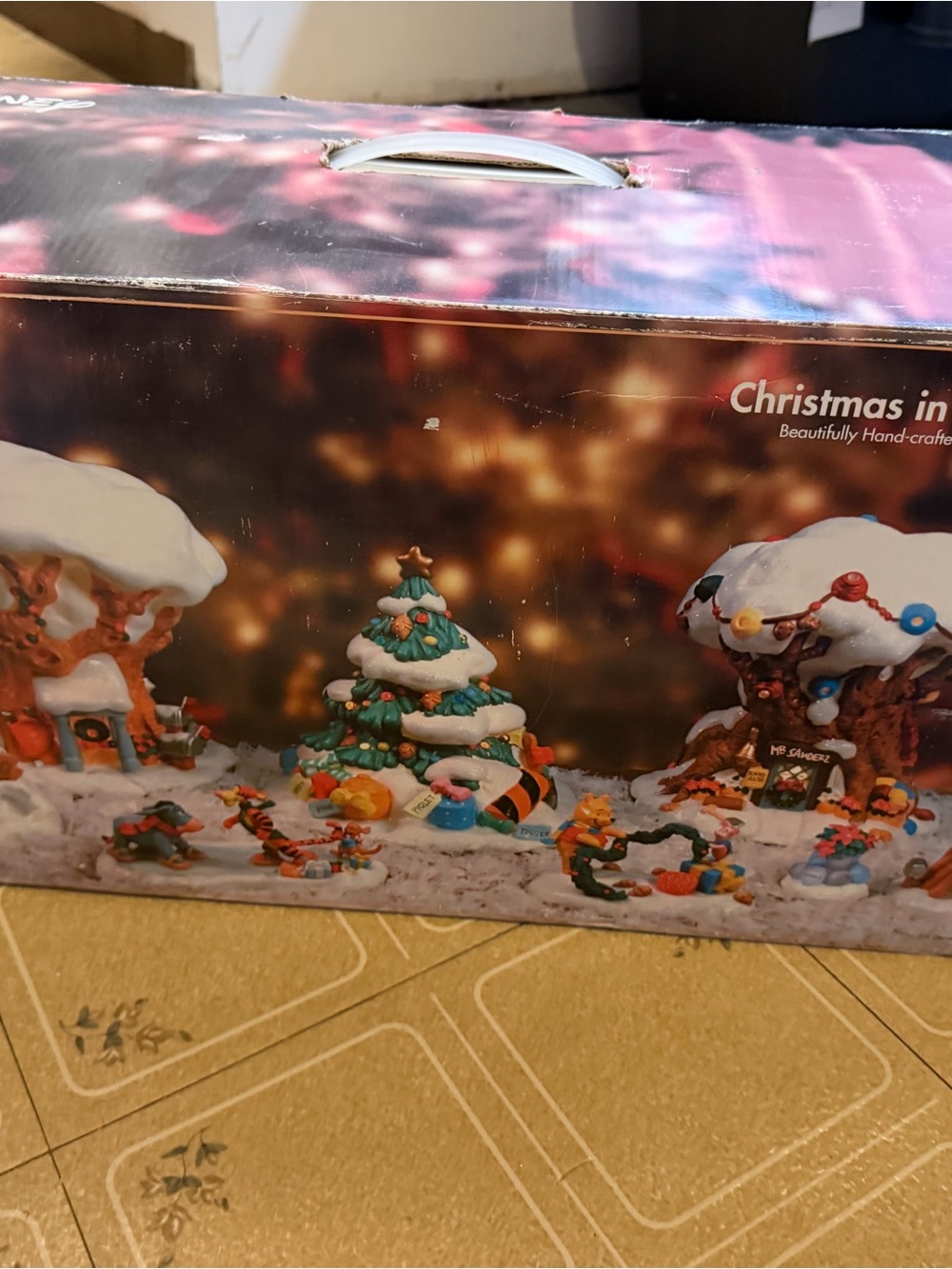 Winnie the Pooh holiday village- vintage and collectors item